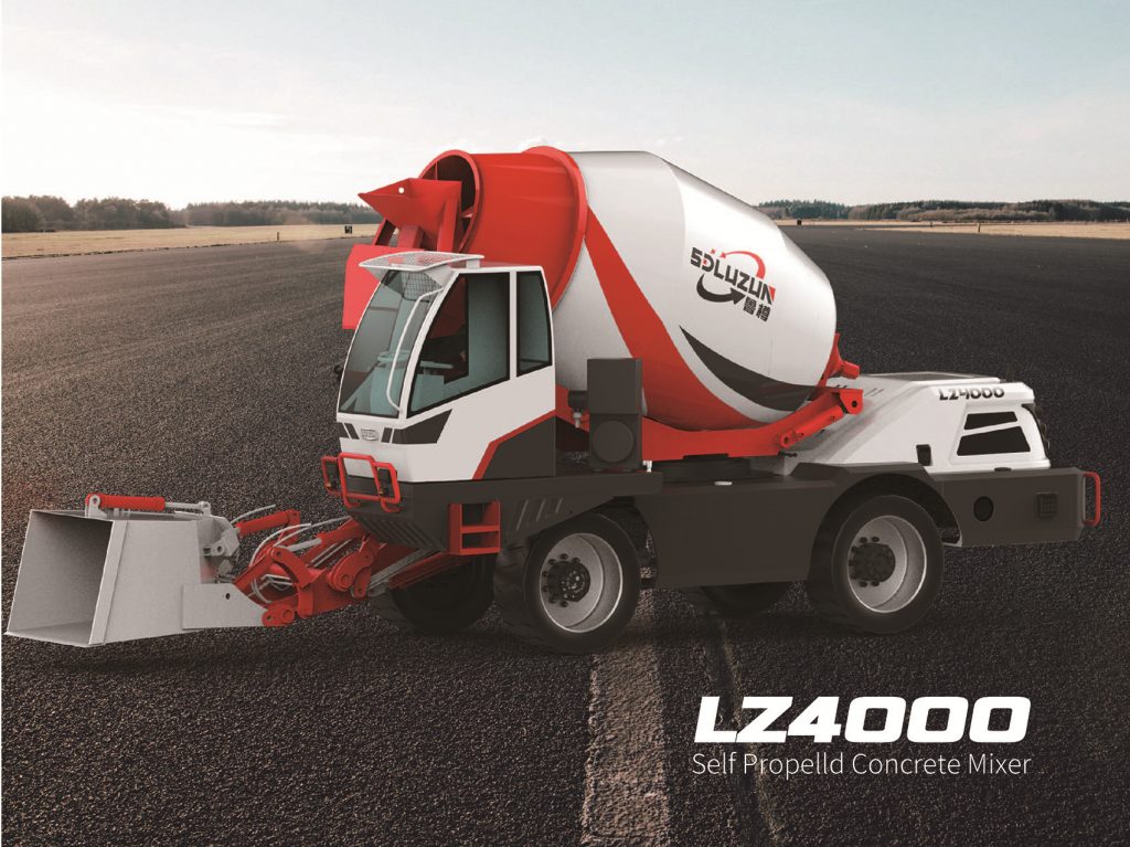 [2020新款LZ4000]自動上料攪拌車，魯樽自上料攪拌車